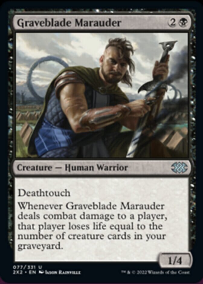 Graveblade Marauder [Double Masters 2022] MTG Single Magic: The Gathering  | Multizone: Comics And Games