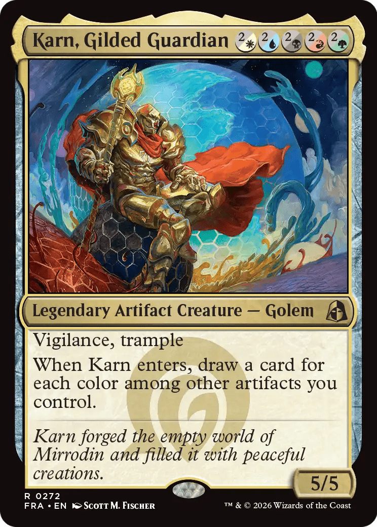 Karn, Gilded Guardian [Reality Fracture] | Multizone: Comics And Games