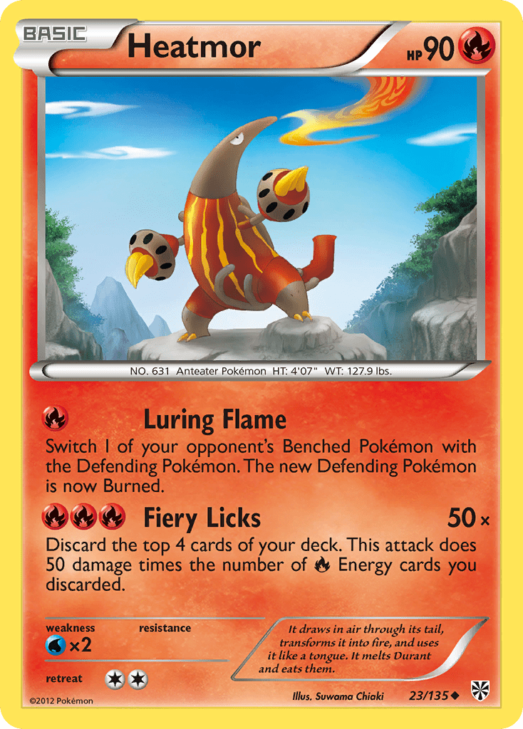 Heatmor (23/135) [Black & White: Plasma Storm] Pokemon Single Pokémon  | Multizone: Comics And Games