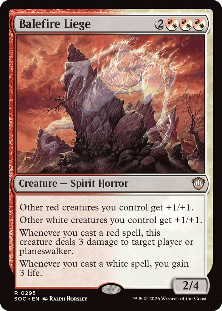 Balefire Liege [Secrets of Strixhaven Commander] MTG Single Magic: The Gathering  | Multizone: Comics And Games