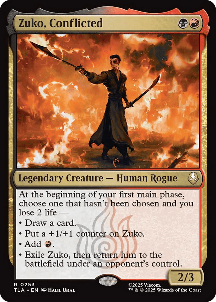 Zuko, Conflicted [Avatar: The Last Airbender] MTG Single Magic: The Gathering  | Multizone: Comics And Games