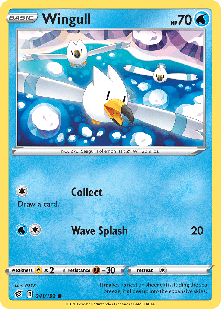 Wingull (041/192) [Sword & Shield: Rebel Clash] Pokemon Single Pokémon  | Multizone: Comics And Games