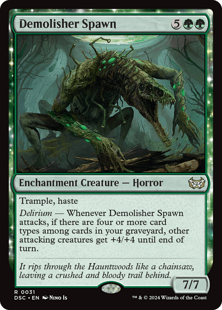 Demolisher Spawn [Duskmourn: House of Horror Commander] MTG Single Magic: The Gathering  | Multizone: Comics And Games