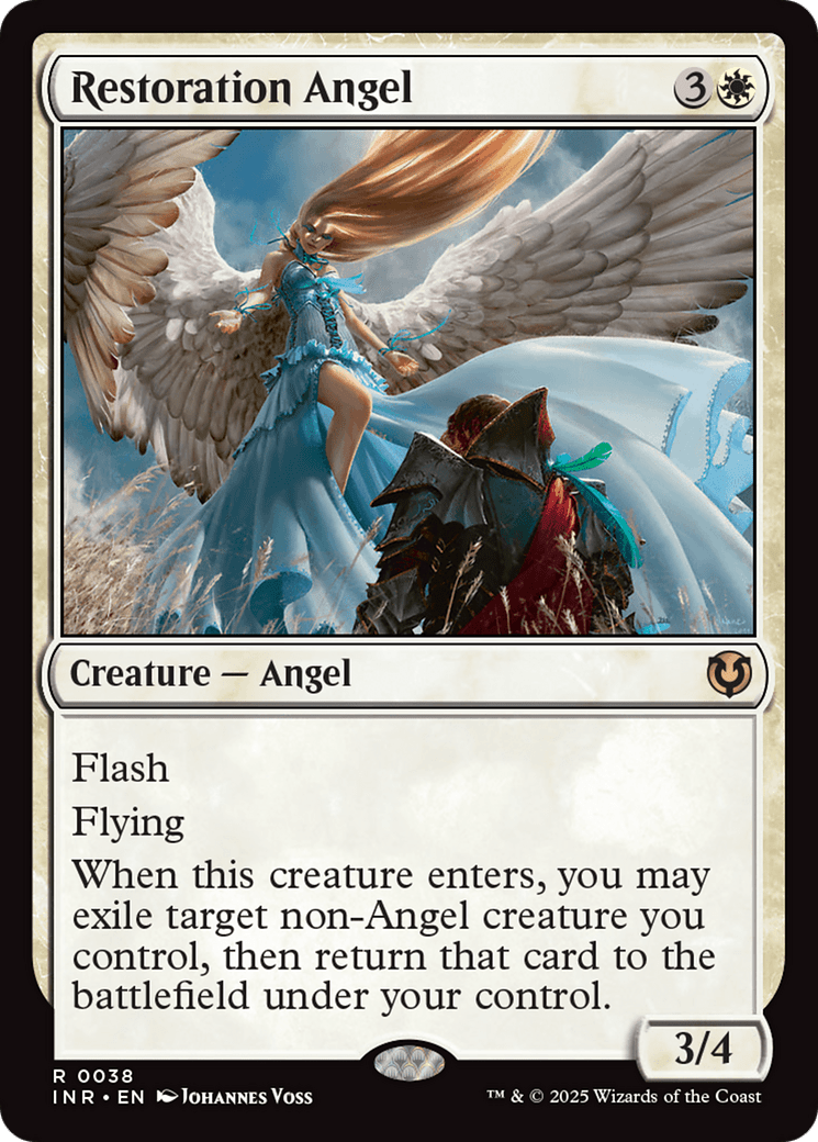 Restoration Angel [Innistrad Remastered] MTG Single Magic: The Gathering  | Multizone: Comics And Games