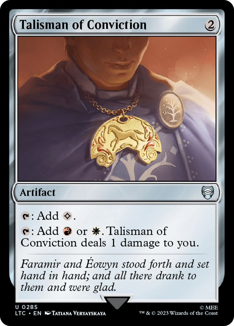 Talisman of Conviction [The Lord of the Rings: Tales of Middle-Earth Commander] | Multizone: Comics And Games