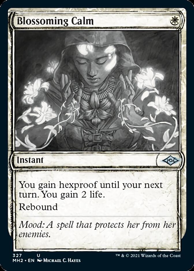 Blossoming Calm (Sketch) [Modern Horizons 2] MTG Single Magic: The Gathering  | Multizone: Comics And Games