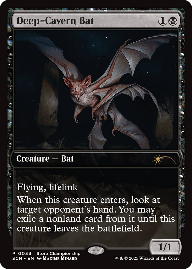 Deep-Cavern Bat [Store Championships 2025] MTG Single Magic: The Gathering  | Multizone: Comics And Games