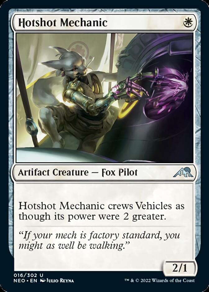 Hotshot Mechanic [Kamigawa: Neon Dynasty] MTG Single Magic: The Gathering  | Multizone: Comics And Games
