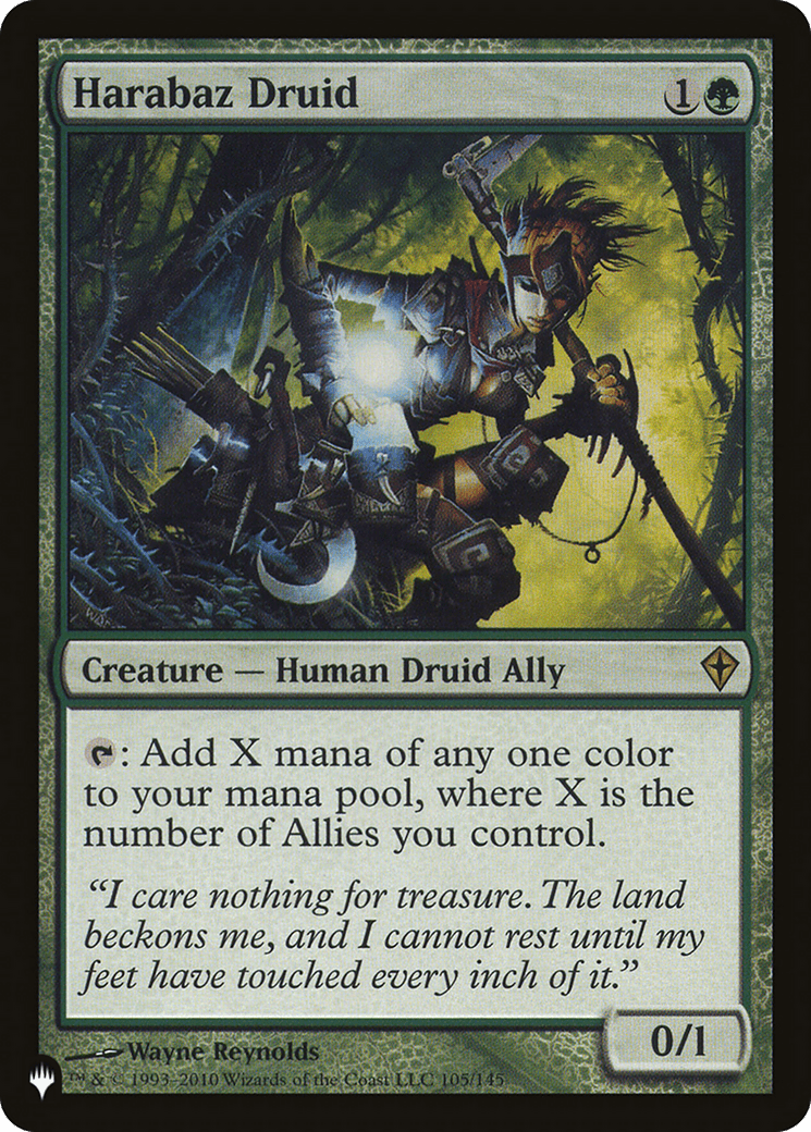 Harabaz Druid (WWK) [The List] MTG Single Magic: The Gathering  | Multizone: Comics And Games