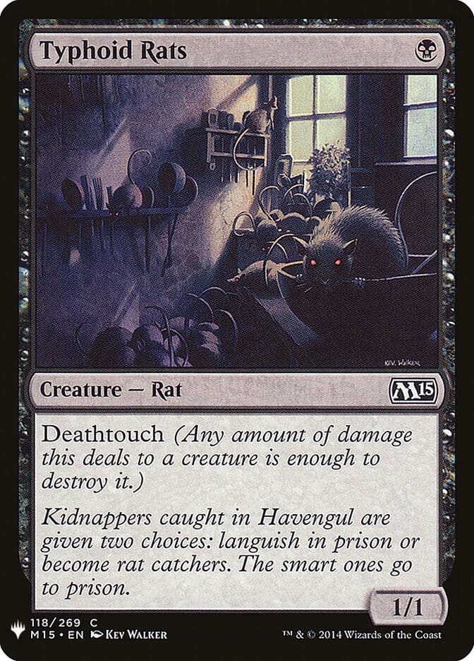 Typhoid Rats [Mystery Booster] MTG Single Magic: The Gathering  | Multizone: Comics And Games