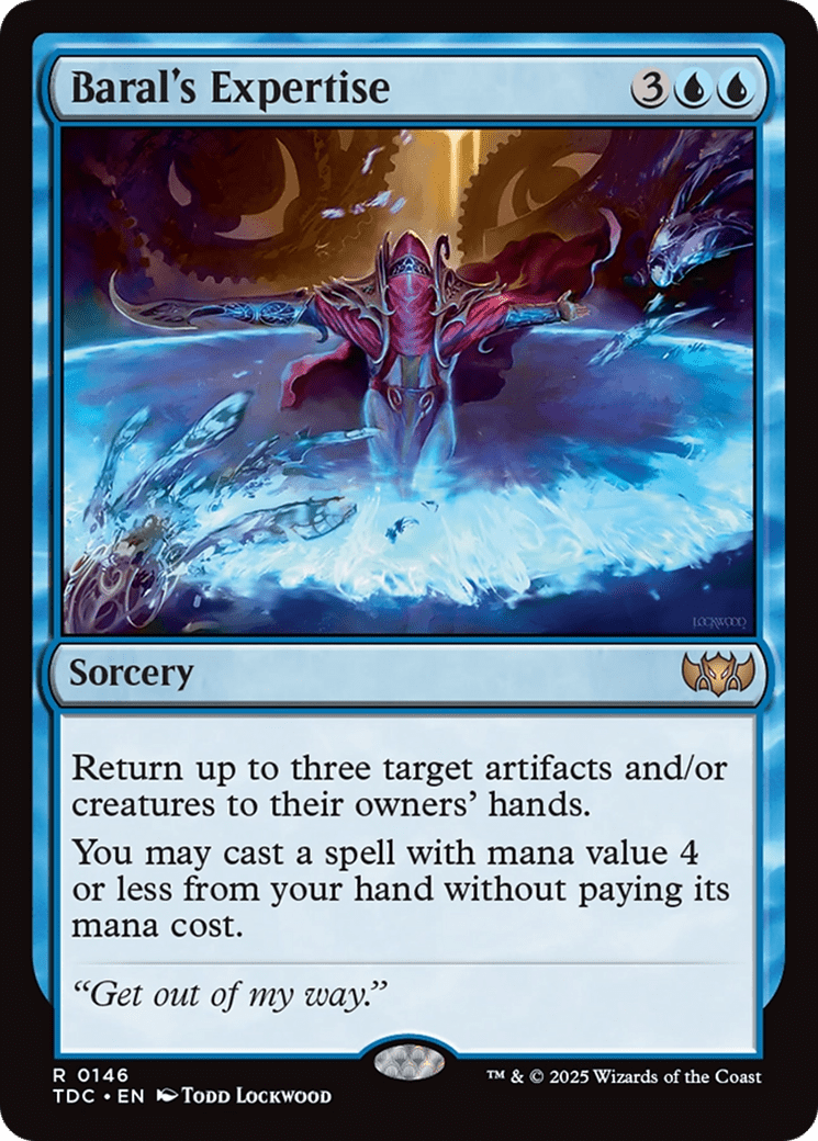 Baral's Expertise [Tarkir: Dragonstorm Commander] MTG Single Magic: The Gathering  | Multizone: Comics And Games
