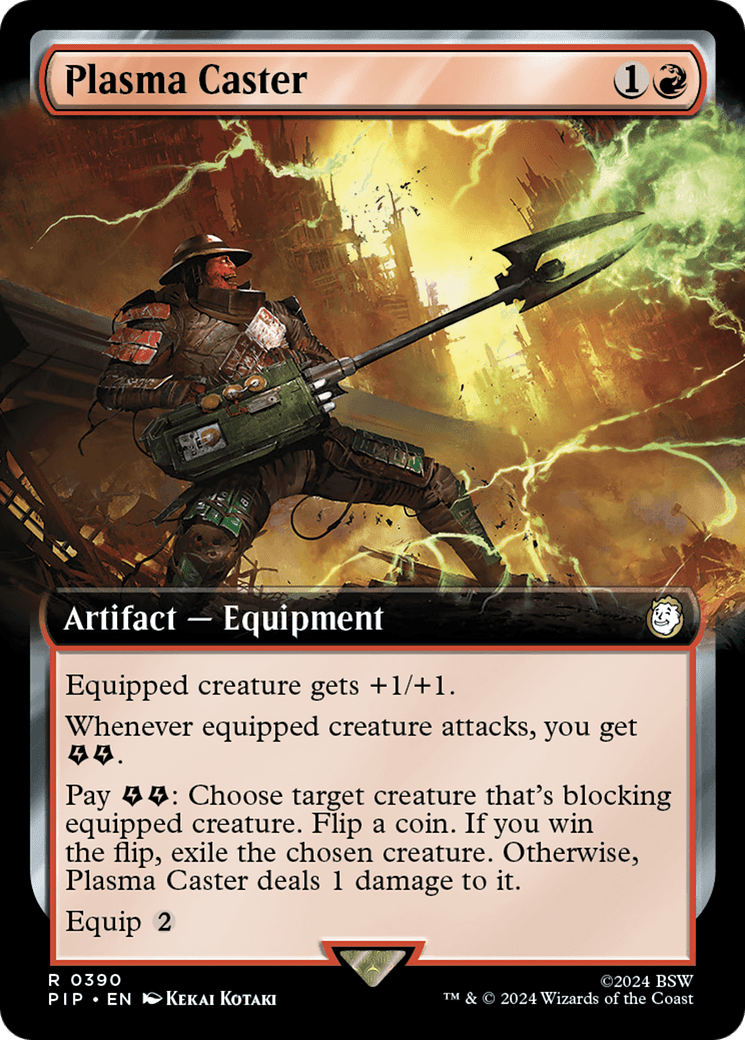 Plasma Caster (Extended Art) [Fallout] MTG Single Magic: The Gathering  | Multizone: Comics And Games
