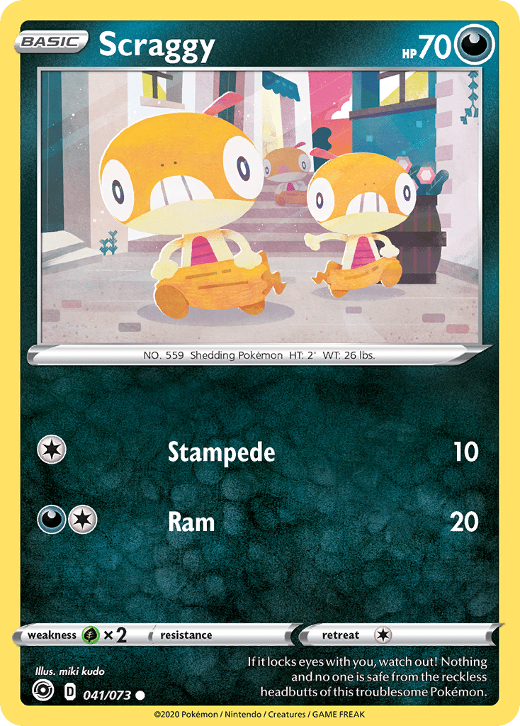 Scraggy (041/073) [Sword & Shield: Champion's Path] Pokemon Single Pokémon  | Multizone: Comics And Games