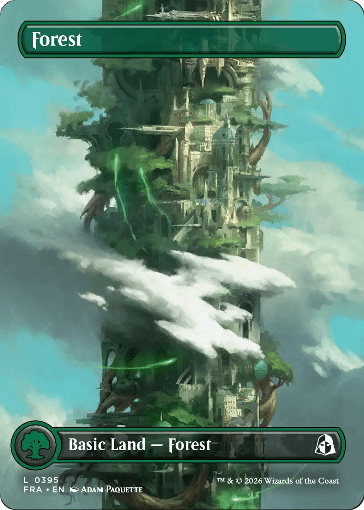 Forest (Borderless) (0395) [Reality Fracture] MTG Single Magic: The Gathering  | Multizone: Comics And Games