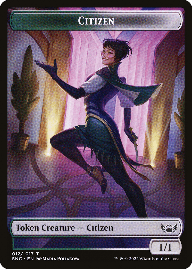 Citizen // Angel Double-Sided Token [The List] MTG Single Magic: The Gathering  | Multizone: Comics And Games