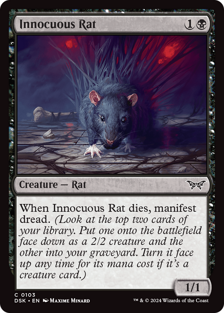 Innocuous Rat [Duskmourn: House of Horror] | Multizone: Comics And Games