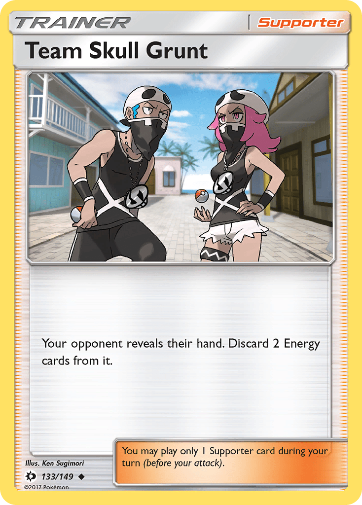 Team Skull Grunt (133/149) [Sun & Moon: Base Set] Pokemon Single Pokémon  | Multizone: Comics And Games