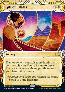 Gift of Estates (Foil Etched) [Strixhaven: Mystical Archive] MTG Single Magic: The Gathering  | Multizone: Comics And Games