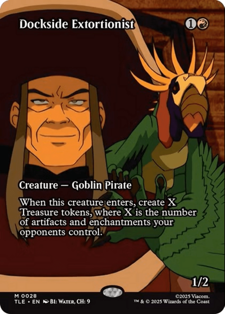 Dockside Extortionist (Borderless) [Avatar: The Last Airbender: Eternal-Legal] MTG Single Magic: The Gathering  | Multizone: Comics And Games