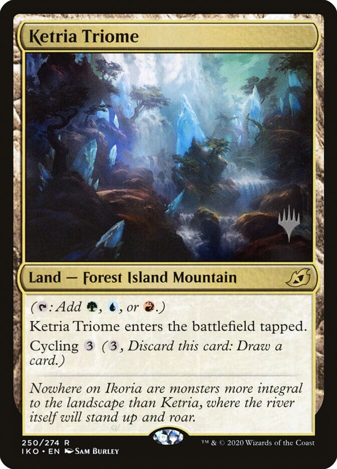 Ketria Triome (Promo Pack) [Ikoria: Lair of Behemoths Promos] MTG Single Magic: The Gathering  | Multizone: Comics And Games