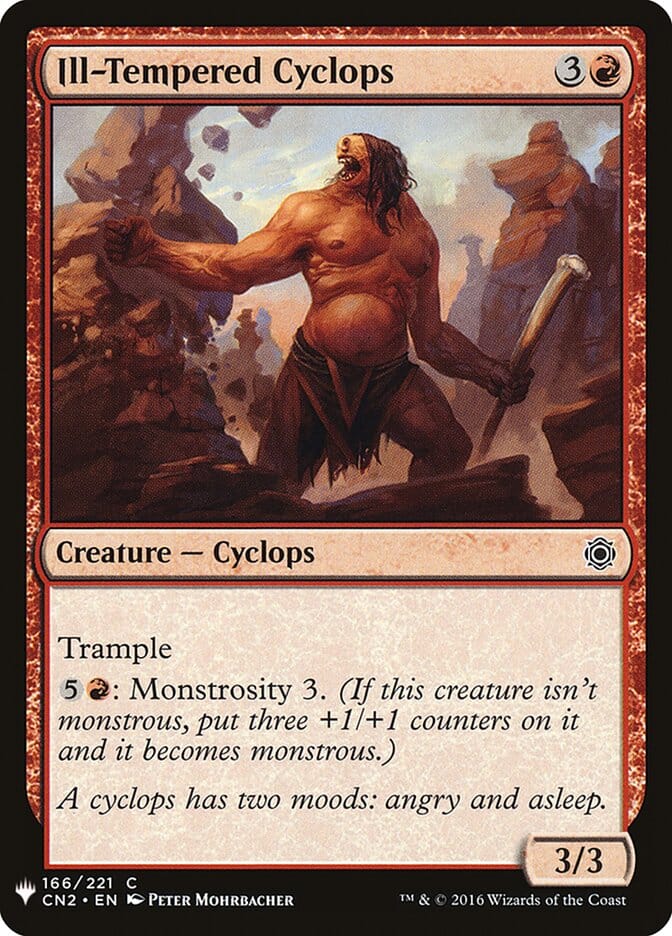 Ill-Tempered Cyclops [Mystery Booster] MTG Single Magic: The Gathering  | Multizone: Comics And Games