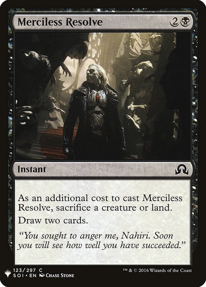 Merciless Resolve [Mystery Booster] MTG Single Magic: The Gathering  | Multizone: Comics And Games