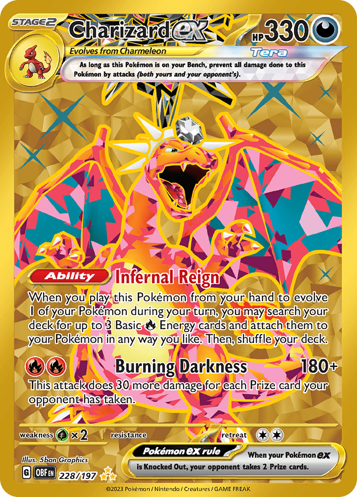 Charizard ex (228/197) [Scarlet & Violet: Obsidian Flames] Pokemon Single Pokémon  | Multizone: Comics And Games