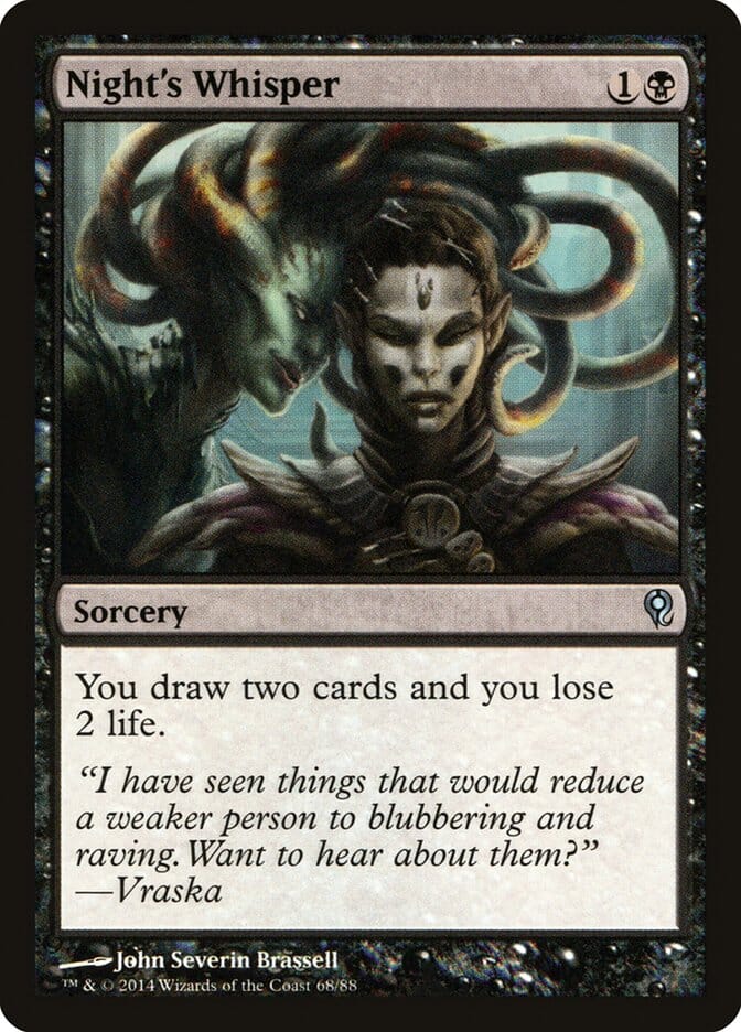 Night's Whisper [Duel Decks: Jace vs. Vraska] MTG Single Magic: The Gathering  | Multizone: Comics And Games