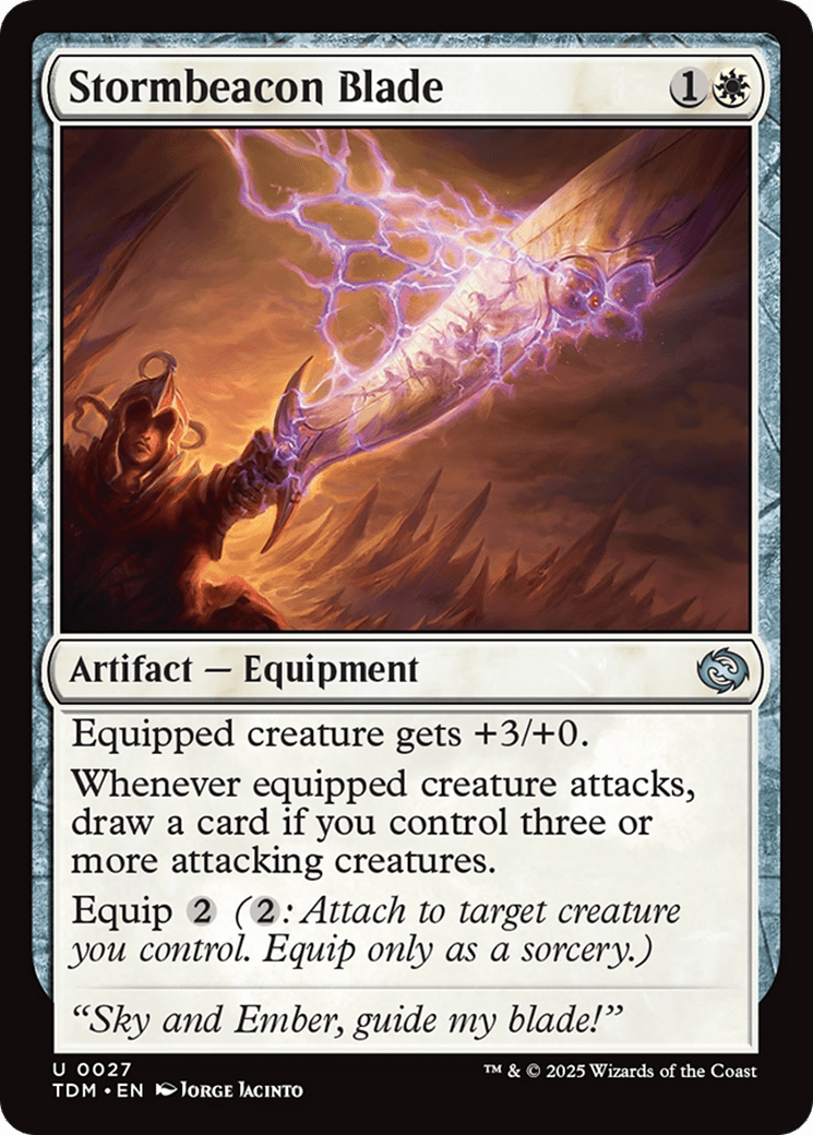 Stormbeacon Blade [Tarkir: Dragonstorm] MTG Single Magic: The Gathering  | Multizone: Comics And Games