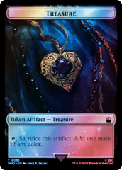 Alien // Treasure (0061) Double-Sided Token (Surge Foil) [Doctor Who Tokens] MTG Single Magic: The Gathering  | Multizone: Comics And Games