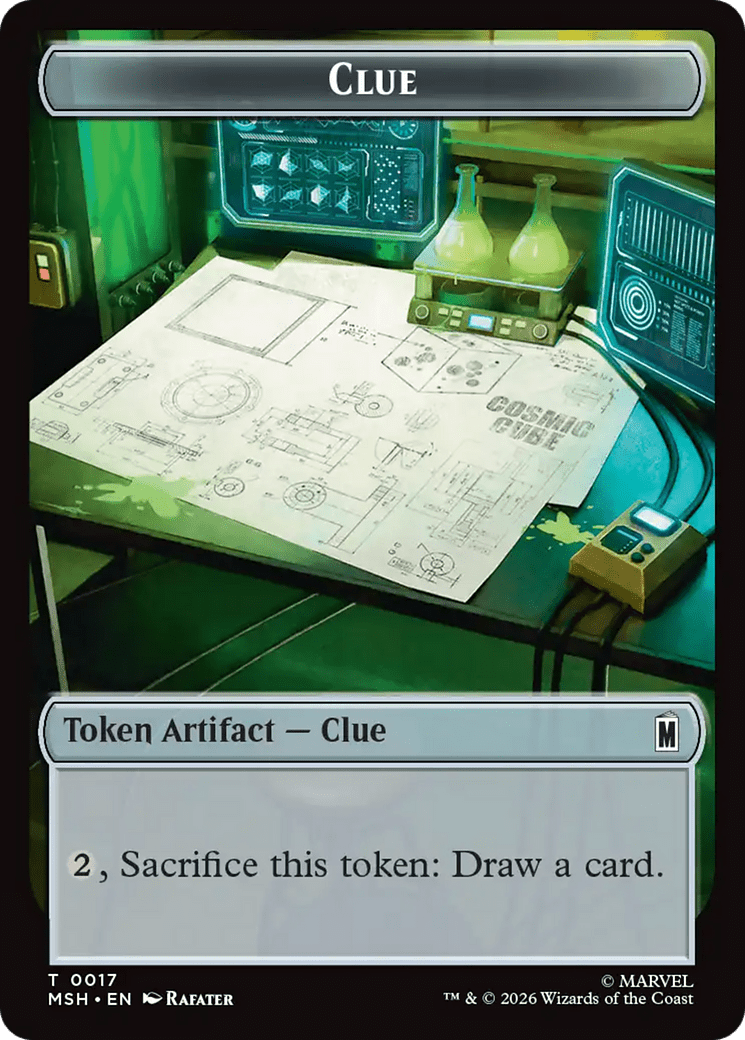 Insect // Clue Double-Sided Token [Marvel Super Heroes Tokens] | Multizone: Comics And Games