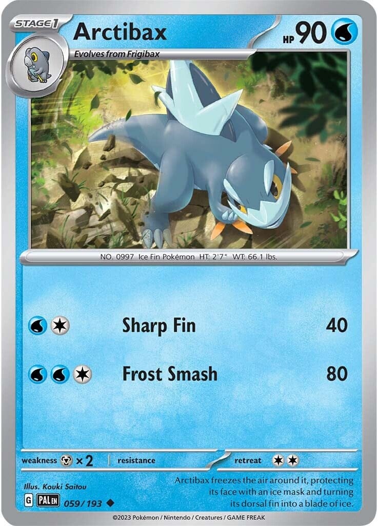 Arctibax (059/193) [Scarlet & Violet: Paldea Evolved] Pokemon Single Pokémon  | Multizone: Comics And Games