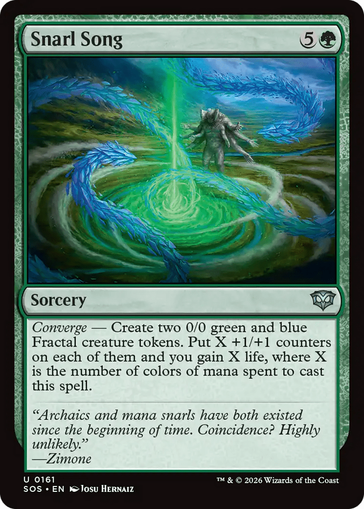 Snarl Song [Secrets of Strixhaven] MTG Single Magic: The Gathering  | Multizone: Comics And Games