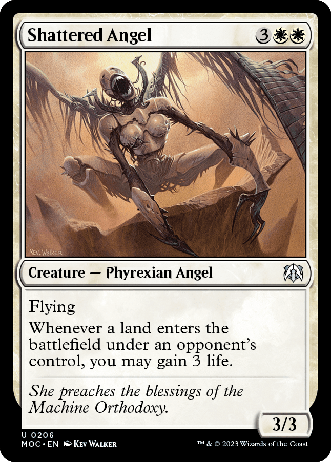 Shattered Angel [March of the Machine Commander] MTG Single Magic: The Gathering  | Multizone: Comics And Games