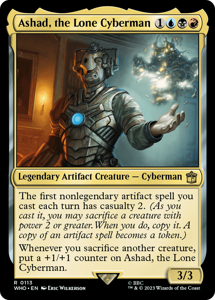 Ashad, the Lone Cyberman [Doctor Who] MTG Single Magic: The Gathering  | Multizone: Comics And Games