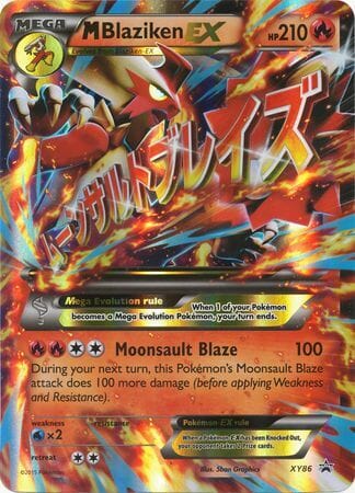 M Blaziken EX (XY86) (Jumbo Card) [XY: Black Star Promos] Pokemon Single Pokémon  | Multizone: Comics And Games