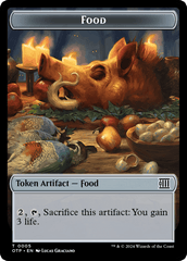 Treasure // Food (0005) Double-Sided Token [Outlaws of Thunder Junction Tokens] MTG Single Magic: The Gathering  | Multizone: Comics And Games