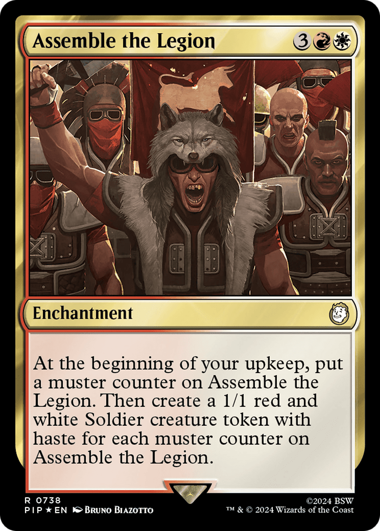 Assemble the Legion (Surge Foil) [Fallout] MTG Single Magic: The Gathering  | Multizone: Comics And Games
