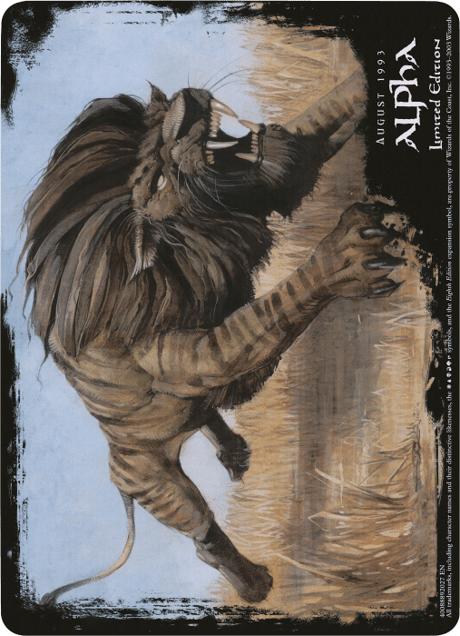 Savannah Lions (Oversized) [Eighth Edition Box Topper] MTG Single Magic: The Gathering  | Multizone: Comics And Games