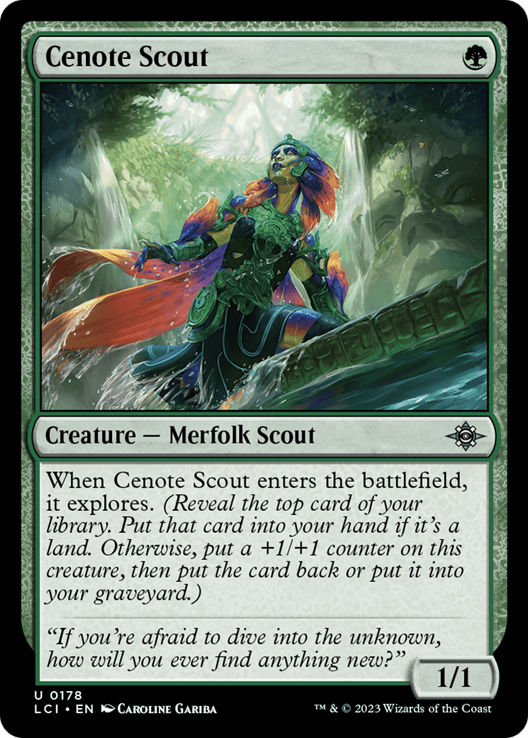 Cenote Scout [The Lost Caverns of Ixalan] MTG Single Magic: The Gathering  | Multizone: Comics And Games