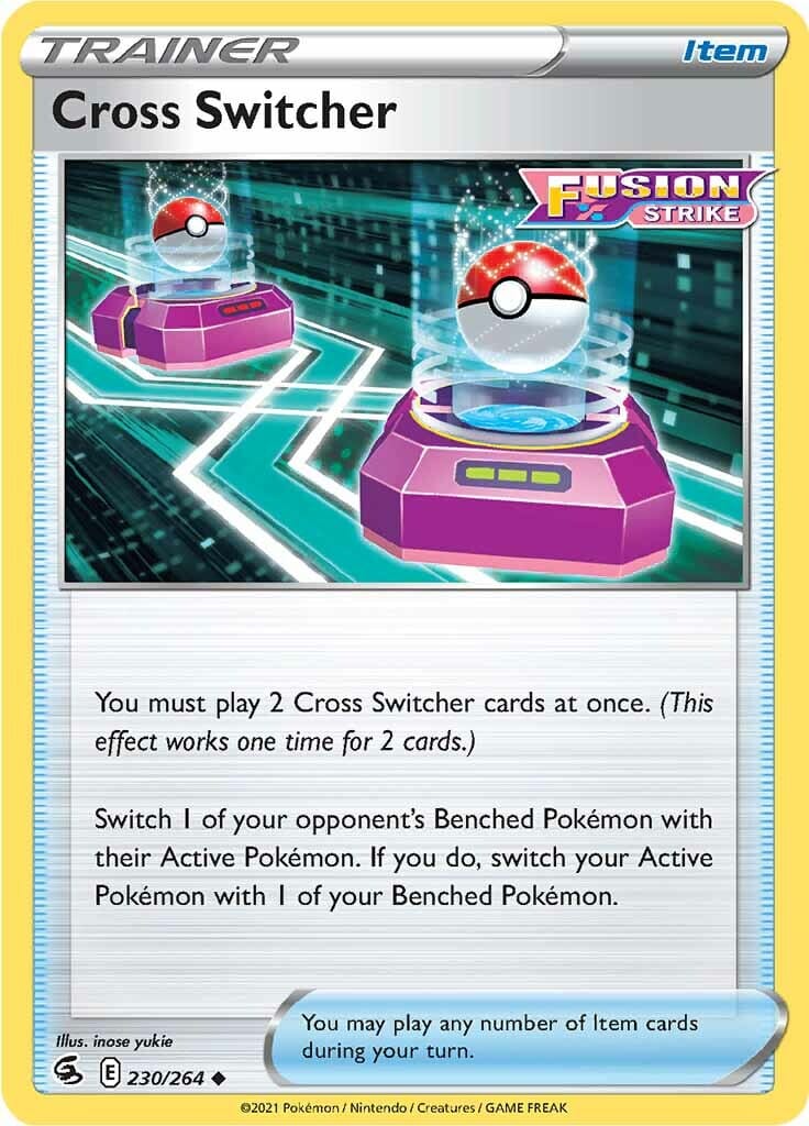 Cross Switcher (230/264) [Sword & Shield: Fusion Strike] Pokemon Single Pokémon  | Multizone: Comics And Games