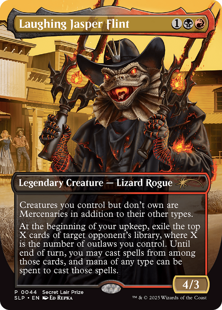 Laughing Jasper Flint [Secret Lair Showdown] MTG Single Magic: The Gathering  | Multizone: Comics And Games
