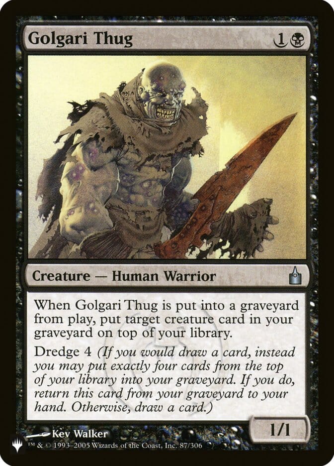 Golgari Thug [The List] MTG Single Magic: The Gathering  | Multizone: Comics And Games