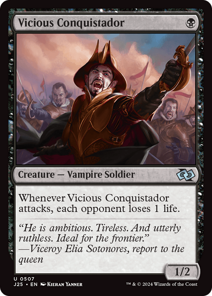 Vicious Conquistador [Foundations Jumpstart] MTG Single Magic: The Gathering  | Multizone: Comics And Games