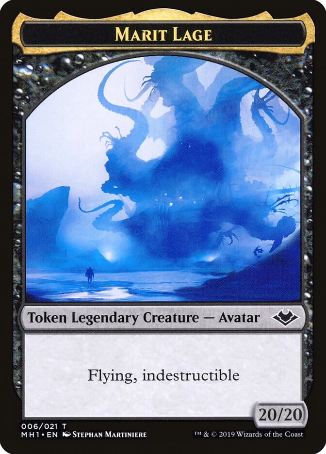 Soldier (004) // Marit Lage (006) Double-Sided Token [Modern Horizons Tokens] MTG Single Magic: The Gathering  | Multizone: Comics And Games