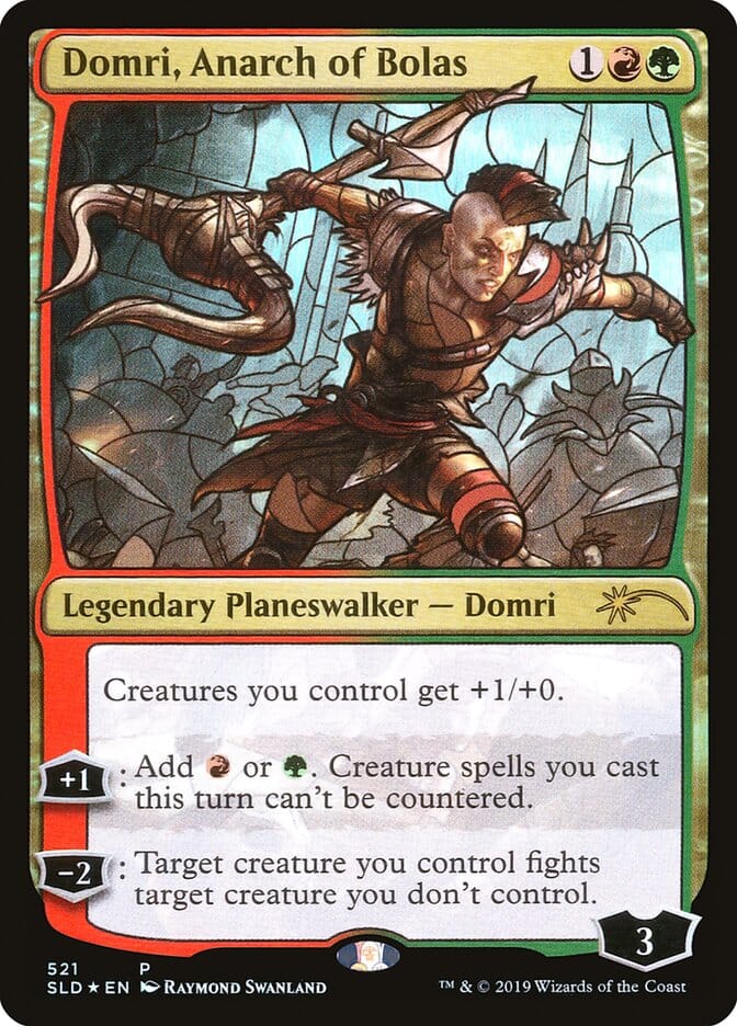 Domri, Anarch of Bolas (Stained Glass) [Secret Lair Drop Promos] MTG Single Magic: The Gathering  | Multizone: Comics And Games