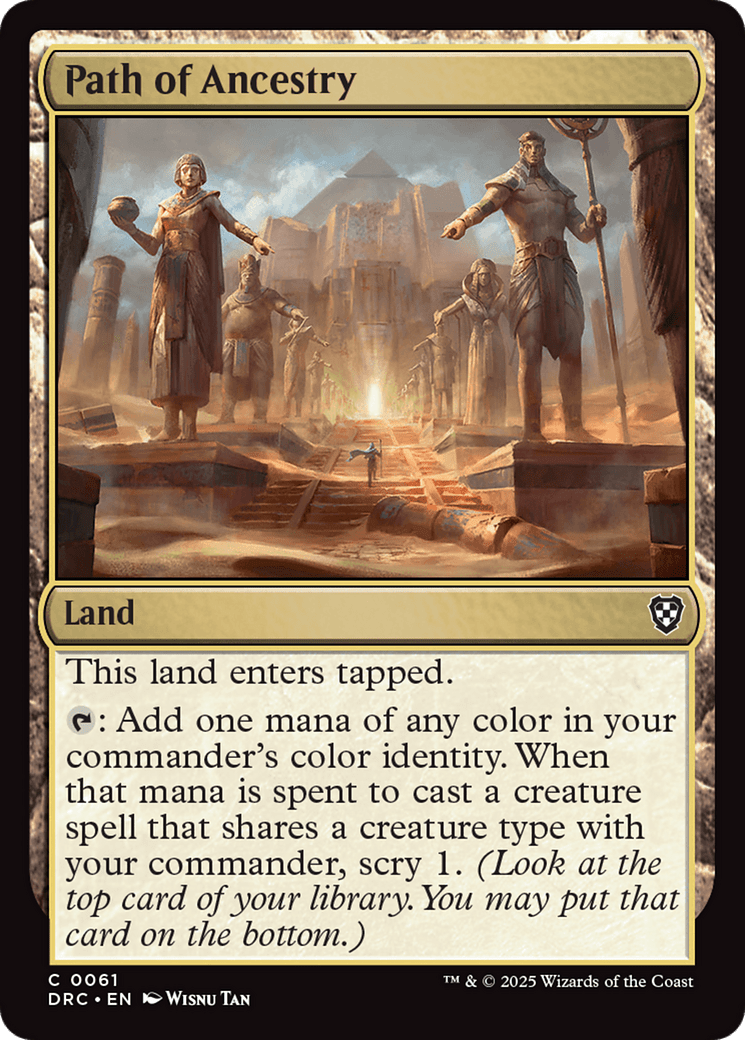 Path of Ancestry [Aetherdrift Commander] MTG Single Magic: The Gathering  | Multizone: Comics And Games