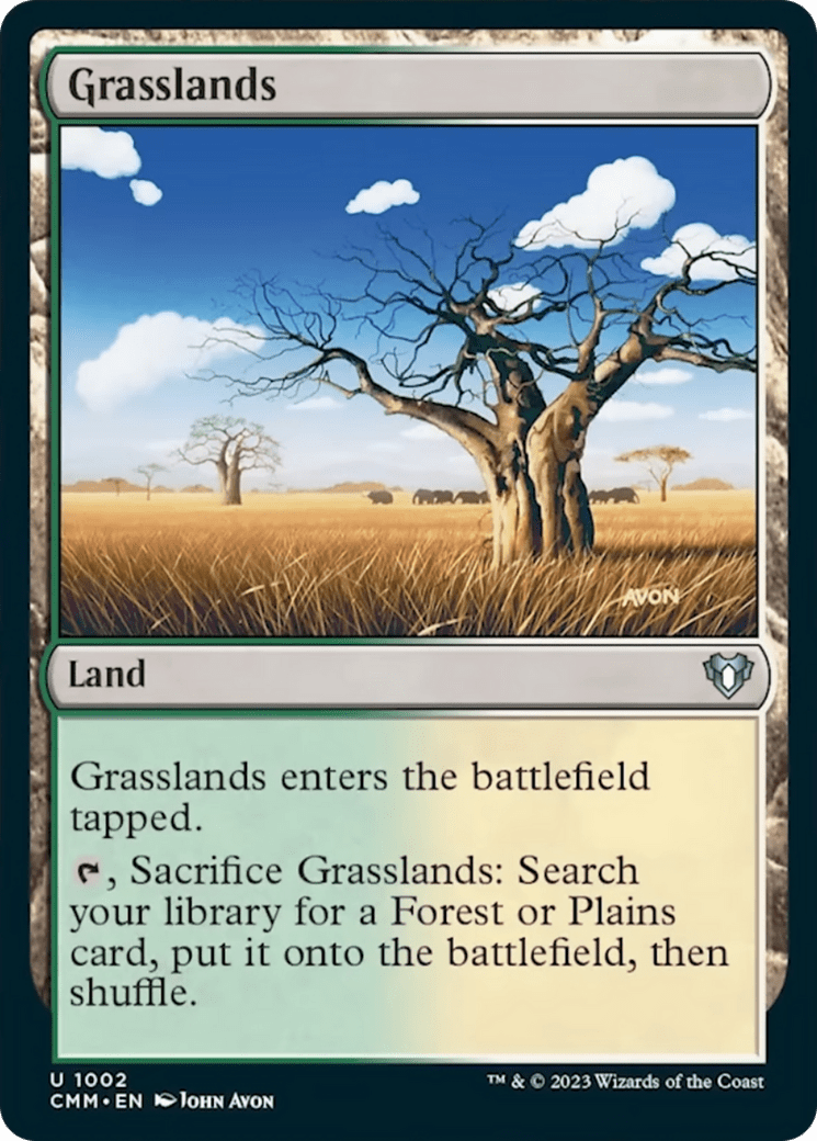 Grasslands [Commander Masters] MTG Single Magic: The Gathering  | Multizone: Comics And Games