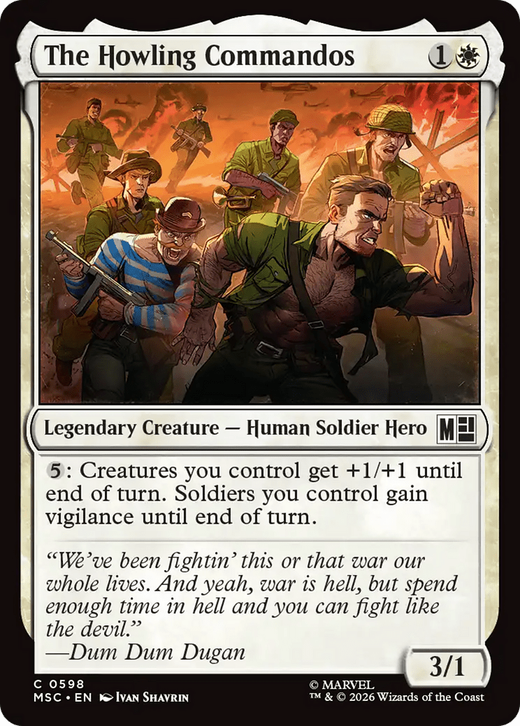 The Howling Commandos [Marvel Super Heroes Commander] MTG Single Magic: The Gathering  | Multizone: Comics And Games