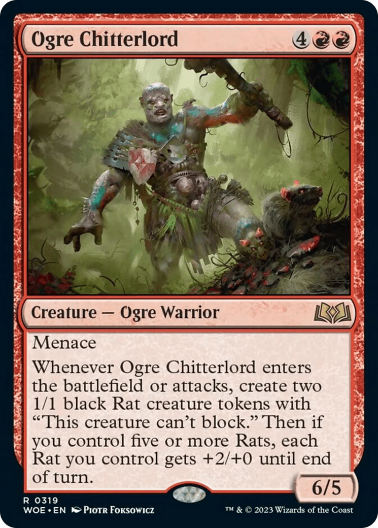 Ogre Chitterlord [Wilds of Eldraine] MTG Single Magic: The Gathering  | Multizone: Comics And Games